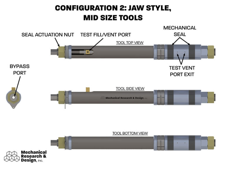 Small Bore Mechanical Isolation and Joint Test Tools, Small Bore Mechanical Double Block and Bleed Tools | Isolation and Test Tools |Mechanical Research & Design, Inc., Manitowoc Wisconsin U.S.A.