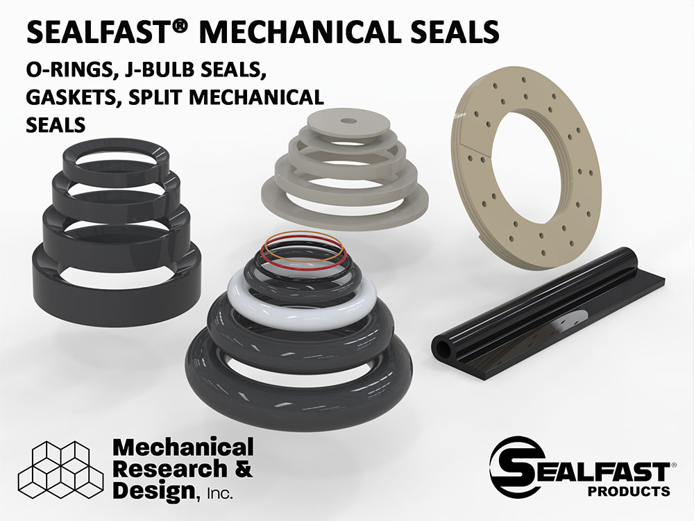 MECHANICAL SEAL; SPLIT SEAL; SHAFT SEAL; ANNULAR SEAL; SEALFAST® ELASTOMERS; SEALFAST® PRODUCTS; SEALFAST® INFLATABLE SEAL; SEALFAST® MECHANICAL SEAL; MECHANICAL RESEARCH & DESIGN, INC.
