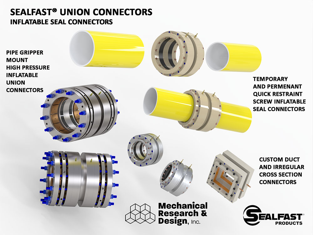 SEALFAST® INFLATABLE UNION PIPE CONNECTORS