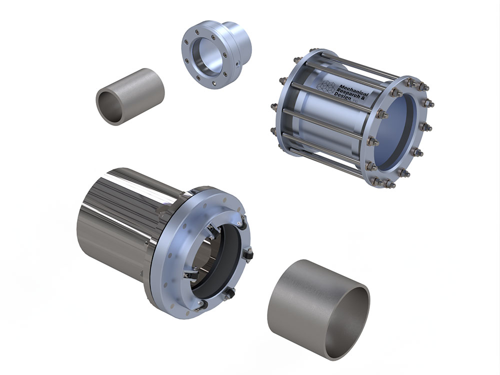 SEALFAST® SEAL HOUSINGS; CONNECTORS; DRESSER SLEEVES; MRD INDUSTRIAL; SEALFAST® PRODUCTS; MECHANICAL RESEARCH & DESIGN, INC.