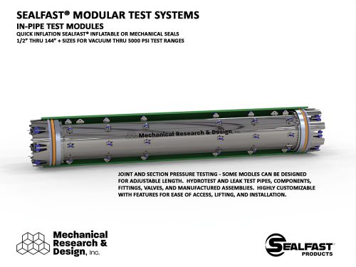 24" IN-PIPE PIPE PRESSURE AND LEAK TEST MODULE