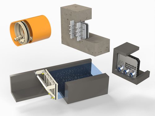 MINING PLUGS; MINING BULKHEADS; TUNNEL BULKHEADS; SHAFT BULKHEADS; SHAFT PRESSURE BARRIERS; SHAFT ISOLATION BARRIERS; TUNNEL ISOLATION BARRIERS; TUNNEL PLUGS; SHAFT PLUGS; MRD MINING AND TUNNEL; SEALFAST® PRODUCTS; MECHANICAL RESEARCH & DESIGN, INC.