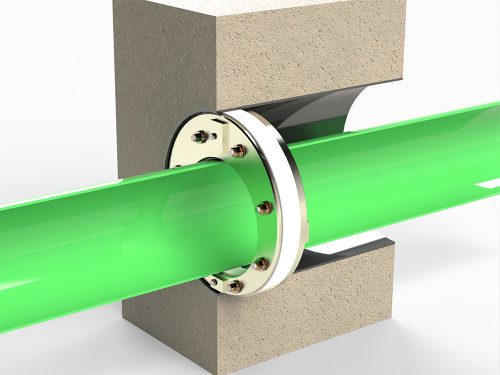 WALL PENETRATION ANNULAR SEALING, PRESSURE TEST, AND GROUT FORM TOOLS